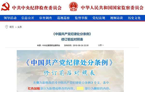 我支部党员集体学习《中国共产党纪律处分条例》